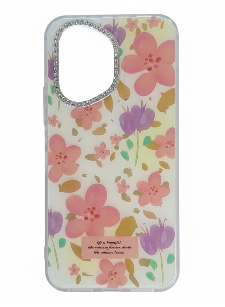 A premium case with a floral breeze design for  Honor 400 - Image 1