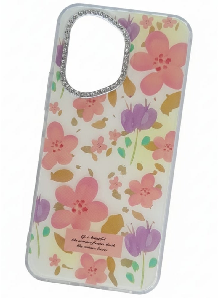 A premium case with a floral breeze design for  Honor 400 - Image 2