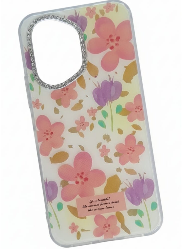 A premium case with a floral breeze design for  Honor 400 - Image 3