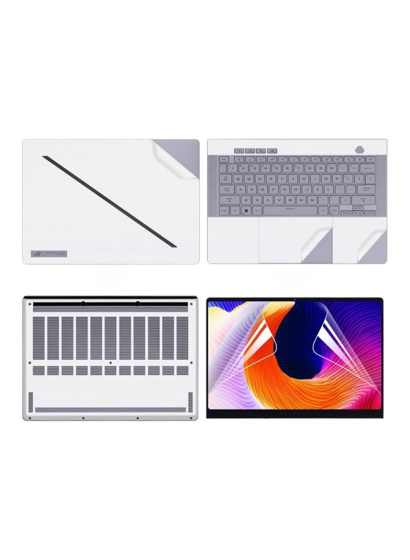 Laptop Sticker Sleeve Compatible 16-inch ASUS ROG Zephyrus G16 2024 GU605M, Anti-scratch Sticker 3-Sided Laptop Film and HD Film 