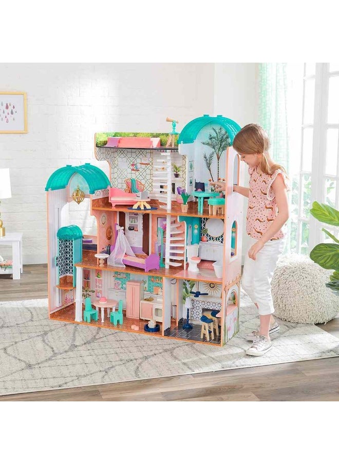 KidKraft Kidkraft Camila Wooden Dollhouse  - Image 1