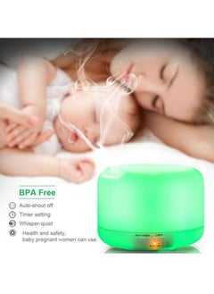 Cool Baby 7-Colour LED Light Lamp Aroma Diffuser Essential Oil Air Humidifier White  - Image 4