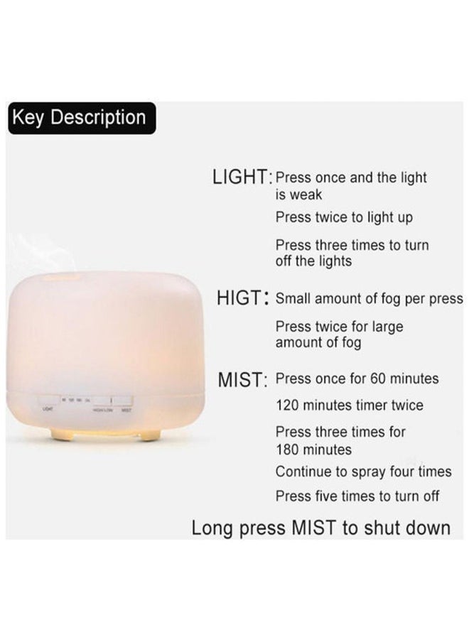 Cool Baby - 7-Colour LED Light Lamp Aroma Diffuser Essential Oil Air Humidifier White - Image 1