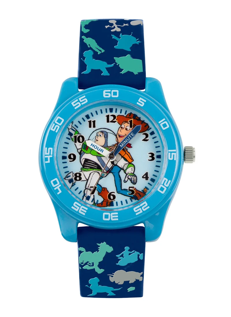 Disney Disney Pixar Toy Story 4 Blue Silicon Strap Boys Watch - TYM9000