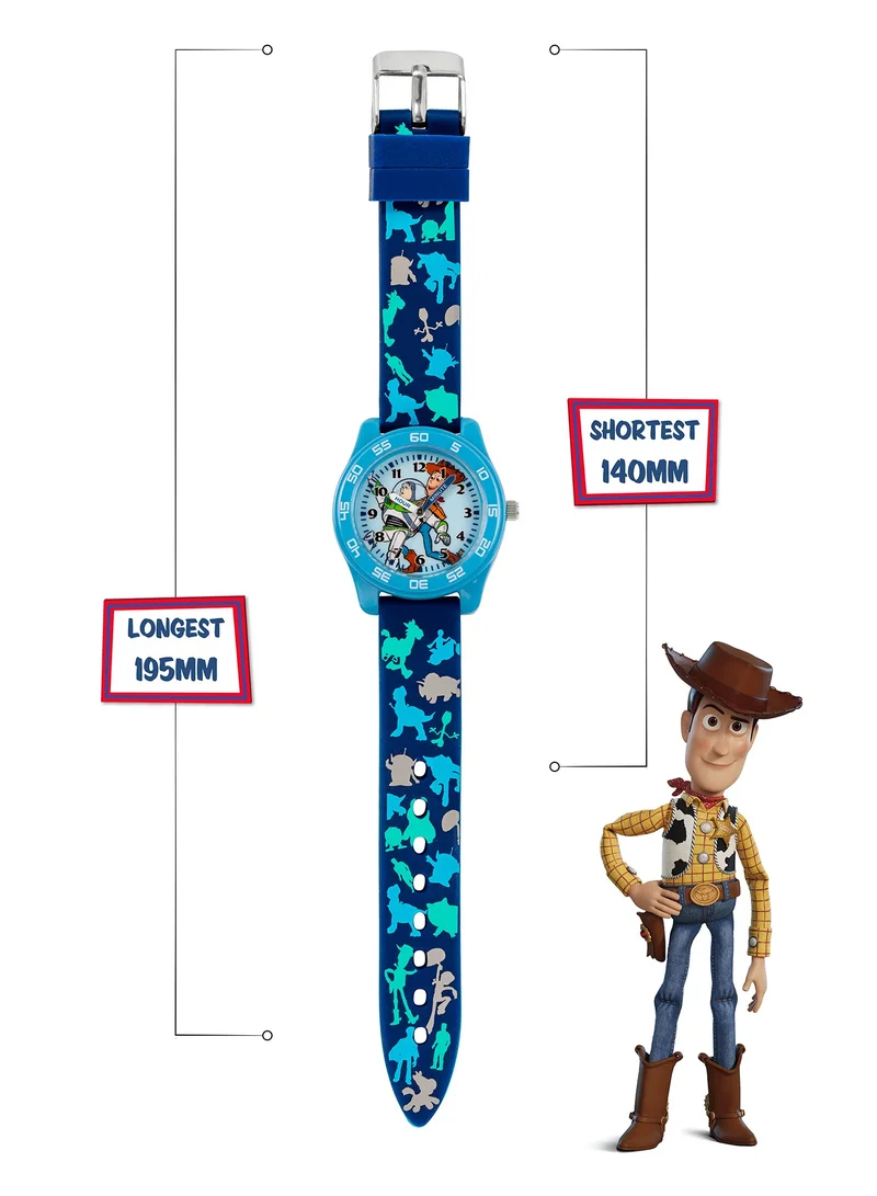 Disney Disney Pixar Toy Story 4 Blue Silicon Strap Boys Watch - TYM9000