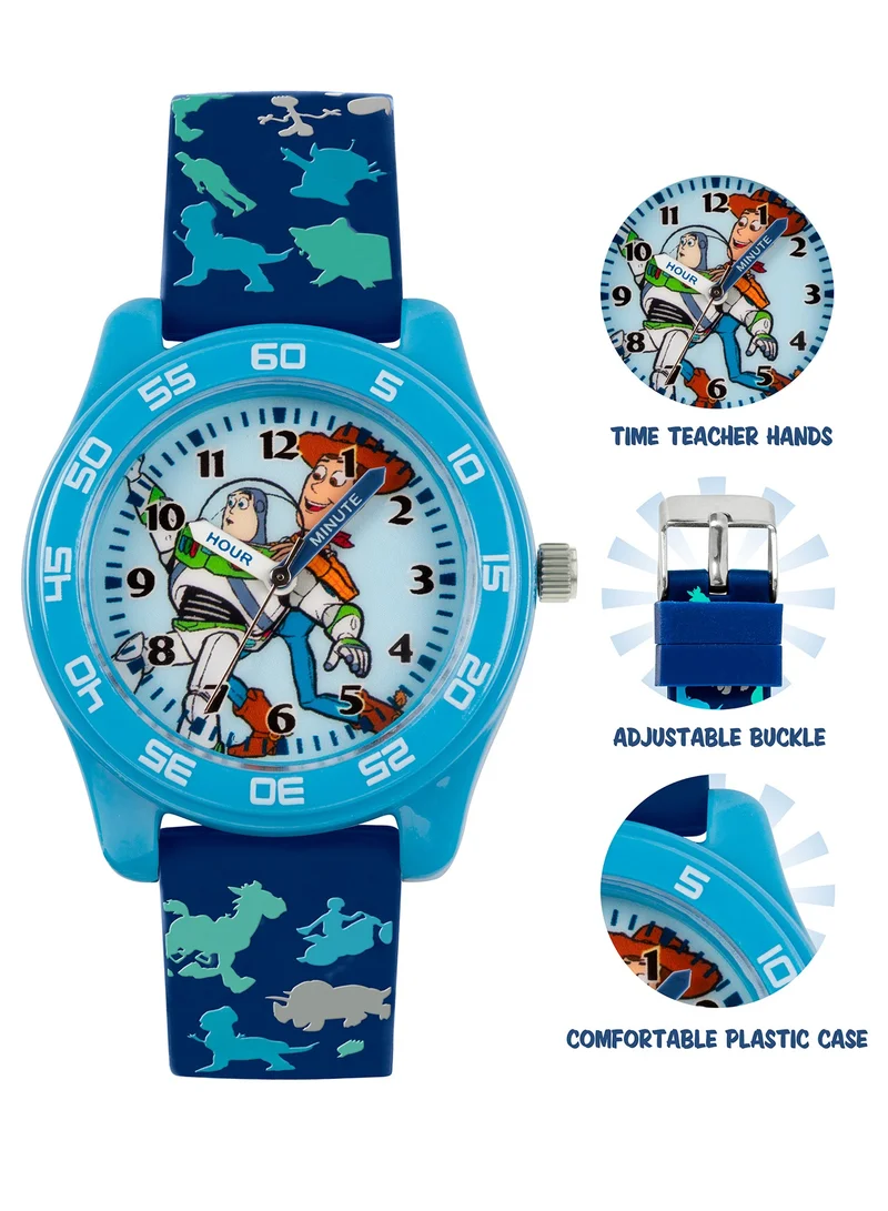 Disney Disney Pixar Toy Story 4 Blue Silicon Strap Boys Watch - TYM9000