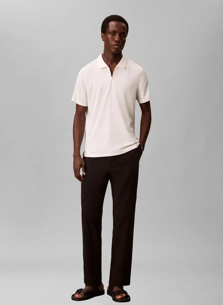 CALVIN KLEIN  Slim Stretch Mesh Polo for Men | Best Price UAE