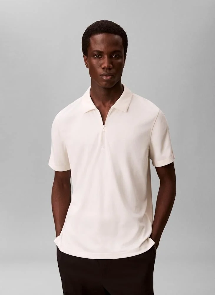 Slim Stretch Mesh Polo