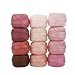AMOHilos Size 8 Double Mercerized Egyptian Long Staple Cotton Pearl Thread 12 Gradient Colors per Box 5 Grams Ball Rainbow Color Embroidery Thread for Crochet Cross Stitch Hand Embroidery 12C - Image 2
