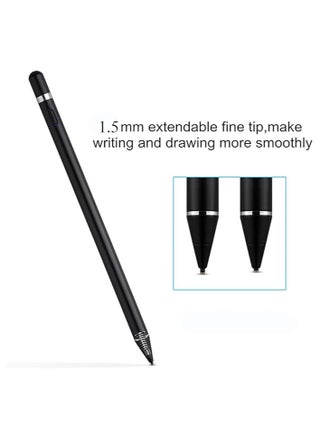 Active Stylus Pen for Android,iOS, iPad/iPad 2/New iPad 3/iPad4/iPad Pro/iPad Mini/iPad Mini 2/3 /4 and Most Tablet,1.5mm Fine Point Rechargeable Digital Stylus Pen (Black) - pzsku/Z26DA899A9EA1817811EFZ/45/1746219545/0d9b1a1c-12a9-40de-b93a-f51d37ebeec1