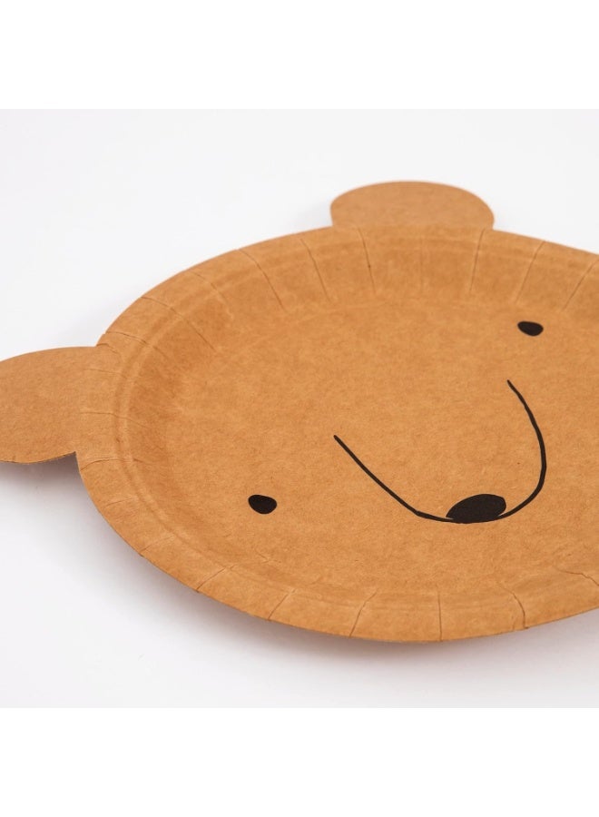 Meri Meri Meri Meri Bear Small Plates (Pack of 12) - Image 2