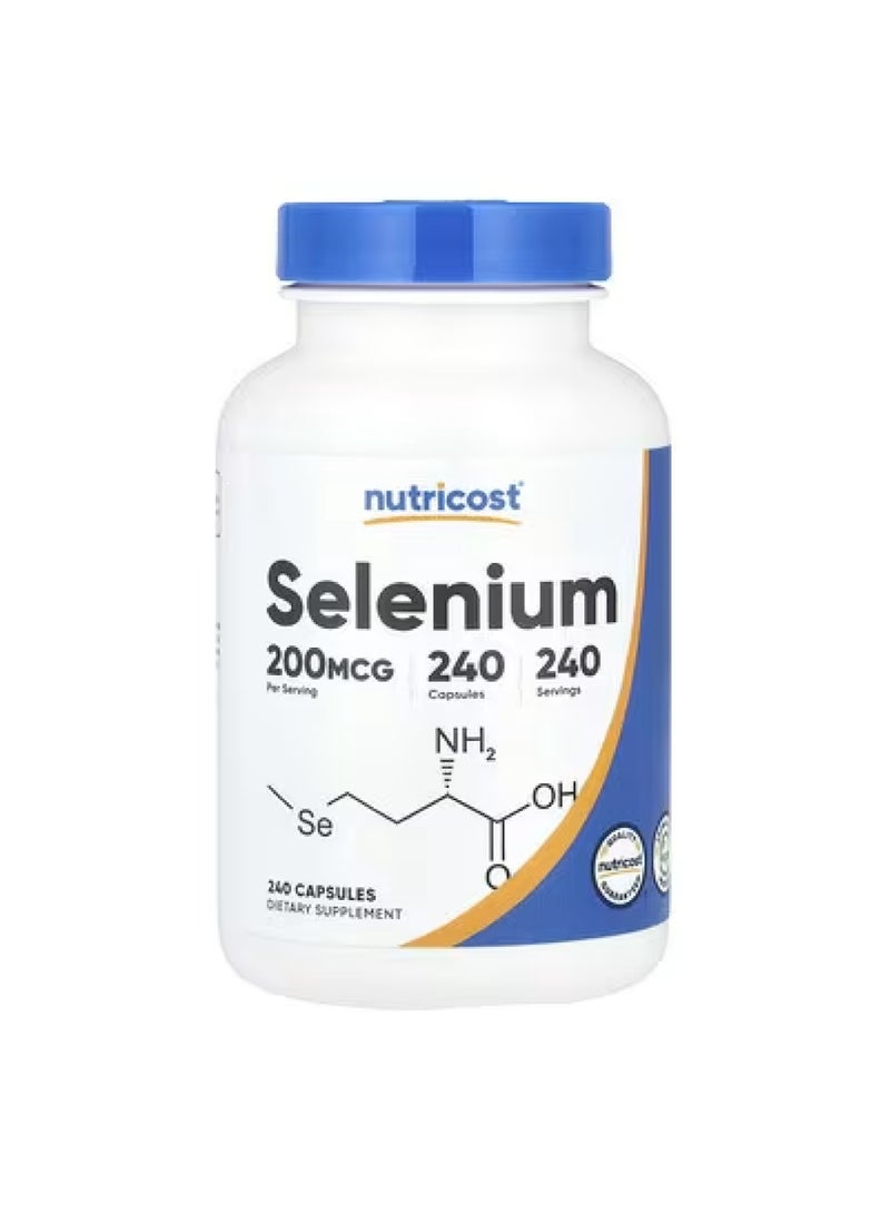 Selenium, 200 mcg, 240 Capsules