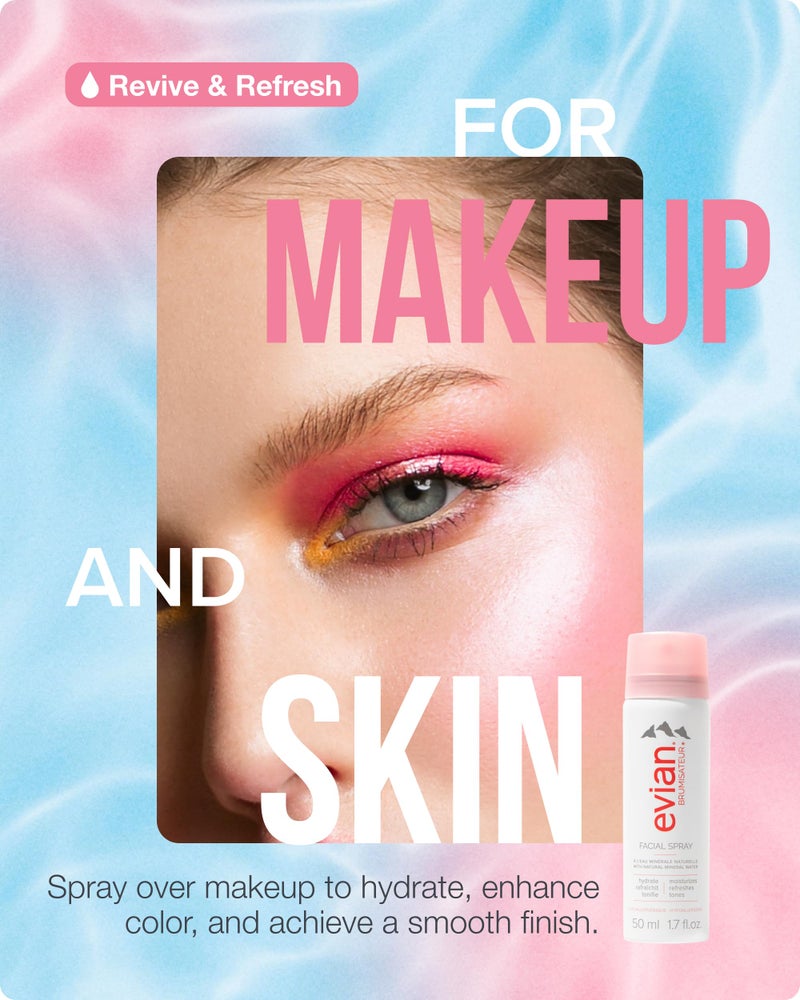 Evian رذاذ الوجه من ايفيان 1.7 أونصة - Image 5