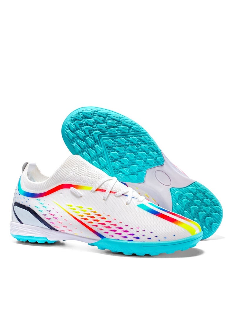 عام أحذية كرة قدم رجالية قابلة للتنفس، أحذية كرة قدم عالية القامة، أحذية تدريب، حذاء رياضي محترف للتدريب الرياضي، أحذية مباراة كرة قدم غير قابلة للانزلاق. - Image 1