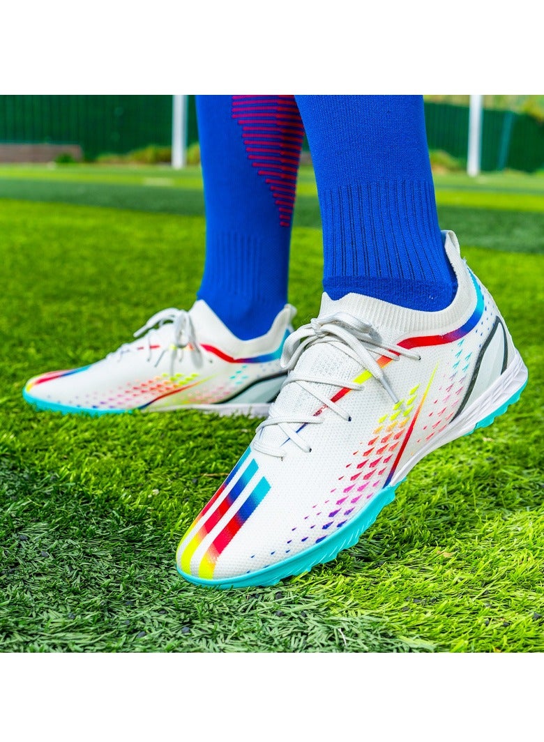 عام أحذية كرة قدم رجالية قابلة للتنفس، أحذية كرة قدم عالية القامة، أحذية تدريب، حذاء رياضي محترف للتدريب الرياضي، أحذية مباراة كرة قدم غير قابلة للانزلاق. - Image 4