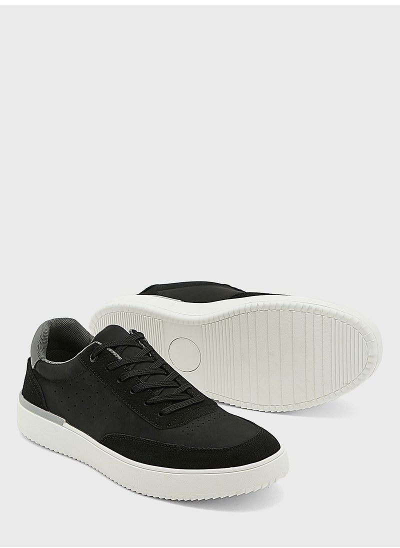 Robert Wood - Brogue Detail Casual Sneakers - Image 1