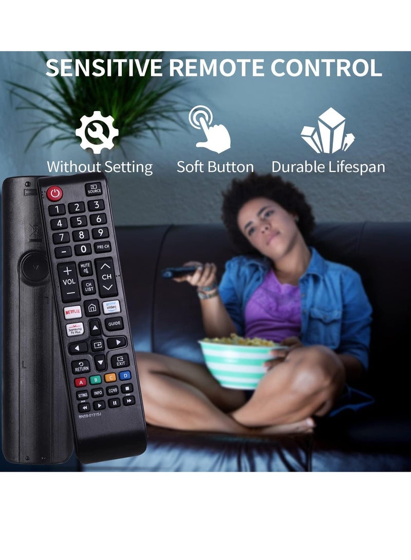 ELTRAZONE BN59-01315J Universal Remote Control for Samsung Smart 4K UHD QLED Ultra HD TV – Compatible with Samsung TV Models BN59-01315J/BN59-01315E – Full Functionality, Easy Setup, and Reliable Control - Image 4