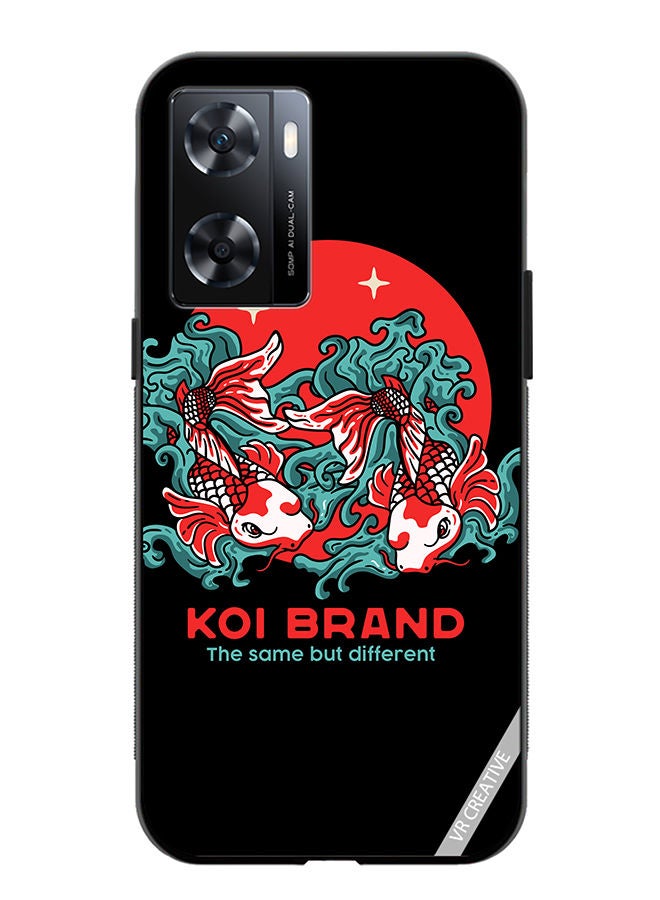 VR CREATIVE Protective Case Cover For OnePlus Nord N20 SE Koi Twin Design Multicolour - Image 1