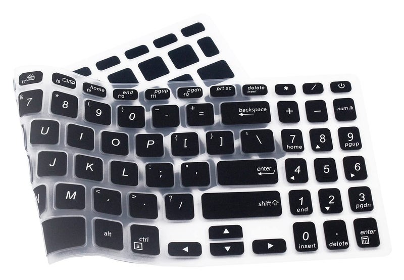 UHamn Keyboard Cover Compatible for 15.6" ASUS VivoBook 15 F515 F515JA F515EA M515 M515UA F512 F512FA F512JA F512DA,VivoBook 15 R564JA, VivoBook S15 S530UA S530UN S512, ASUS X509 X509FA Series (Blue) - Image 1