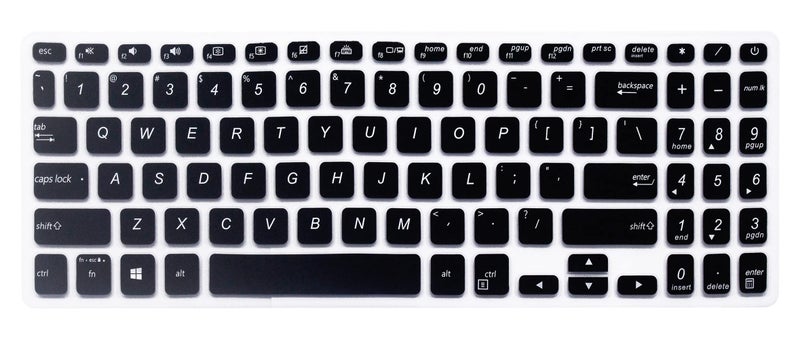 UHamn Keyboard Cover Compatible for 15.6" ASUS VivoBook 15 F515 F515JA F515EA M515 M515UA F512 F512FA F512JA F512DA,VivoBook 15 R564JA, VivoBook S15 S530UA S530UN S512, ASUS X509 X509FA Series (Blue) - Image 3