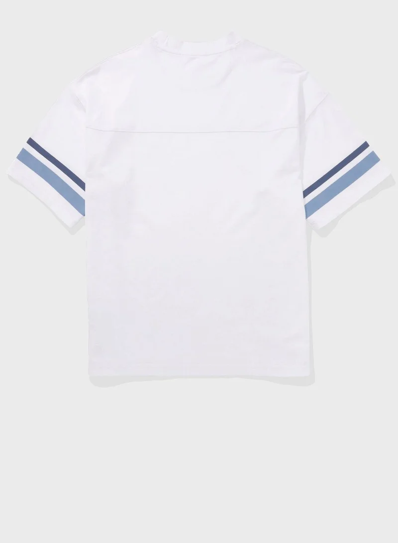 امريكان ايجل Pique Crew Neck T-Shirt