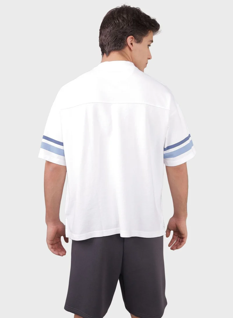 امريكان ايجل Pique Crew Neck T-Shirt