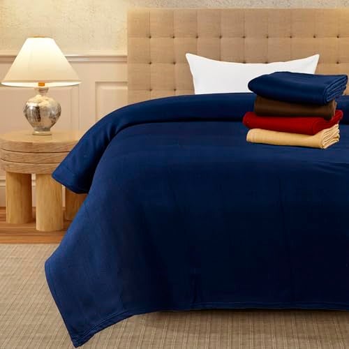 CHANDRAVATI Stylish Polar Fleece Single Bed AC Fleece Wool Blanket - 58x88 Inch || Skin Friendly || (4, Plain) - Image 2