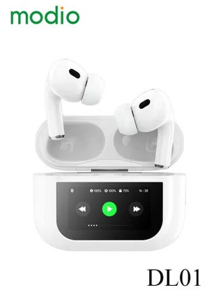 DL01 True Wireless Earphones with Smart Touch Display, Active Noise Cancellation & HD Microphone – Compatible with iPhones & iPads - pzsku/Z26DB5A0CD037872A2005Z/45/_/1736338157/75405f71-032f-4fac-811a-1d9b724731de