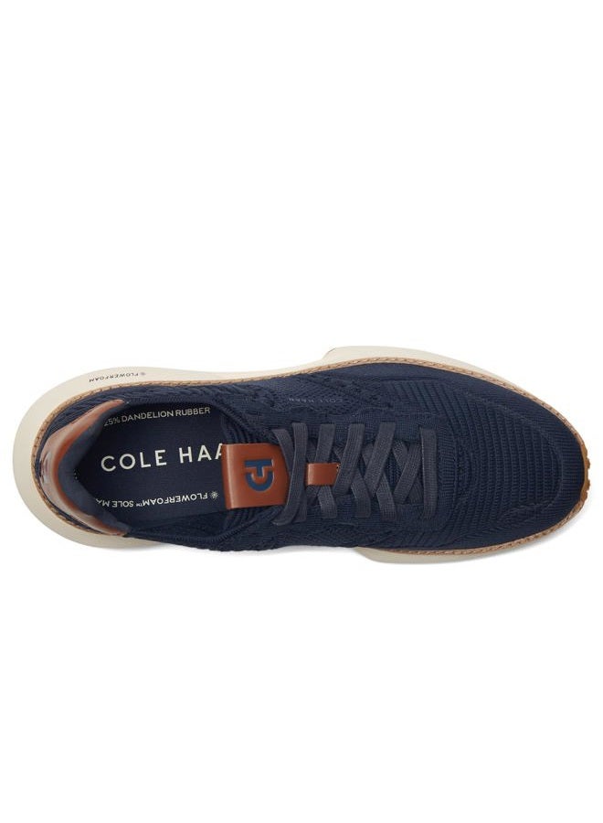 COLE HAAN Men's Grandpro Ashland Stitchlite Sneaker, Navy Blazer/British Tan/Ivory, 10 Wide - Image 2