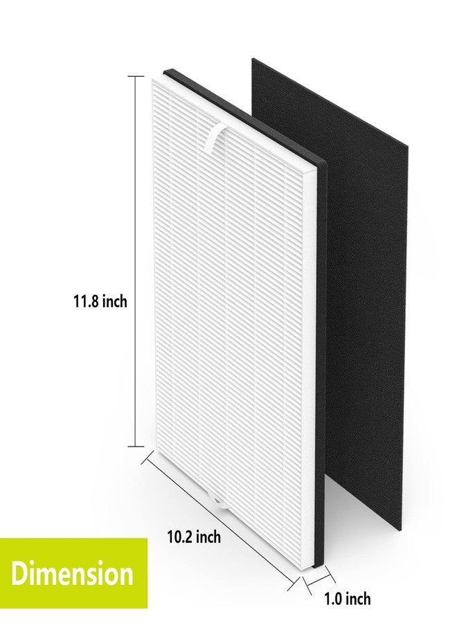 FMDZFL MD1-0022 Air Purifier Filter for Vornado AC300/AC350/AC500/AC550 & PCO200/PCO300/PCO375DC/PCO500 Series | Includes 2x Filters + 4x Activated Carbon Filters - Image 3
