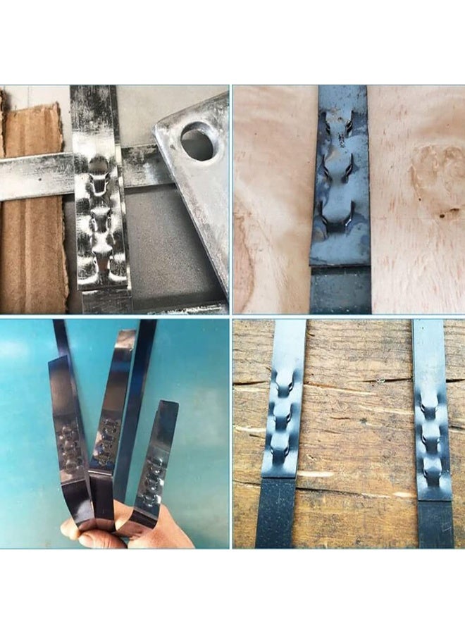 Rubik Steel Strapping Tool for 13-19mm Width & 0.38-0.76mm Thickness, 3-in-1 Sealless Tensioner Crimper Cutter Packaging Banding Metal Machine  - Image 5