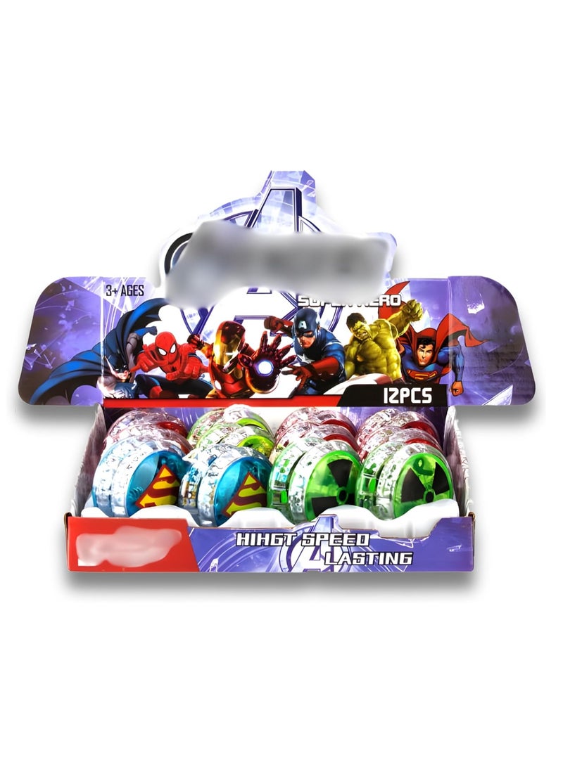 Superhero Flashing YoYo Toy for Kids, LED Light-Up High-Speed Yo-Yo Ball, Stress Relief Game, Fun Glowing Yoyo, Beginner-Friendly, Classic YoYo Gift for Children - Image 5