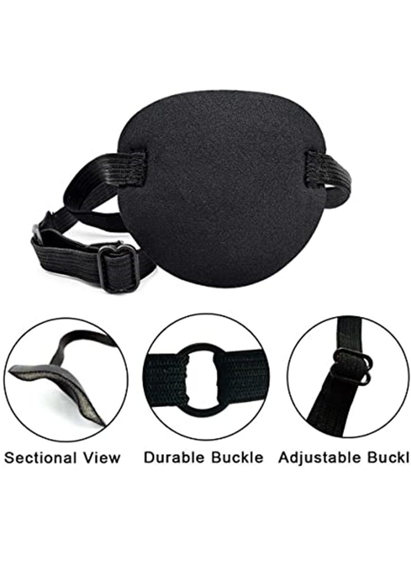 4 PCS 3D Soft Medical Eye Patch Set, Adjustable Amblyopia Lazy Eye Patches for Kids & Adults, Comfortable Pirate Eye Patches  - Image 5