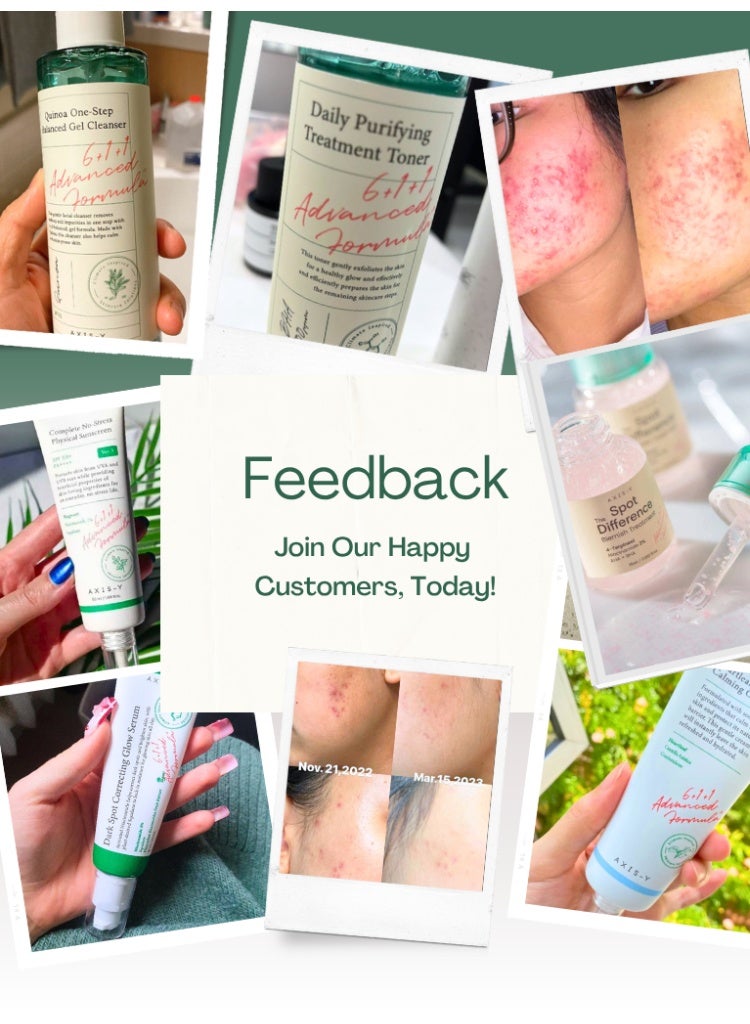 AXIS-Y Optimal Collection for Glowing Skin - Complete Skincare Routine with Purifying Cleansing Gel, Treatment Toner, Brightening Glow Serum, Soothing Calming Cream, and Protective Sunscreen (555ml) - Image 2