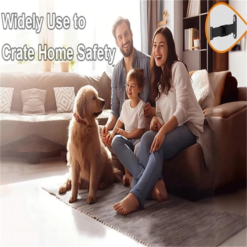 6 Pack Heavy Duty Furniture Anti Tip Wall Anchors Adjustable Safety Straps - Image 3