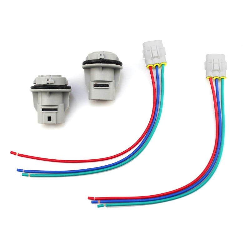 FORLETOR Turn Signal Light Socket Pigtail for Honda Accord Odyssey Pilot Civic CRV Crosstour Element 19922015Turn Signal Connector with 3 Wire Harness Replaces 33302SR3A012 Pcs - Image 3
