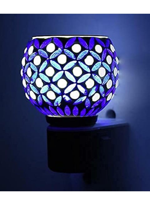 SHREE HANS CREATION Kapur Dani Electrical Camphor Diffuser Glass Kapoor Dhani Essential Oil Diffuser with On Off Switch to Toggle Between Burner Lamp
