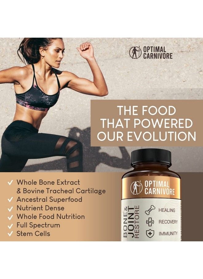 Optimal Carnivore - Grass Fed Bone Marrow Supplement & Bovine Tracheal Cartilage Bone Restore & Joint Health Supplement Joint Support Supplement Bone Strength And Bone Fracture Supplement - Image 1