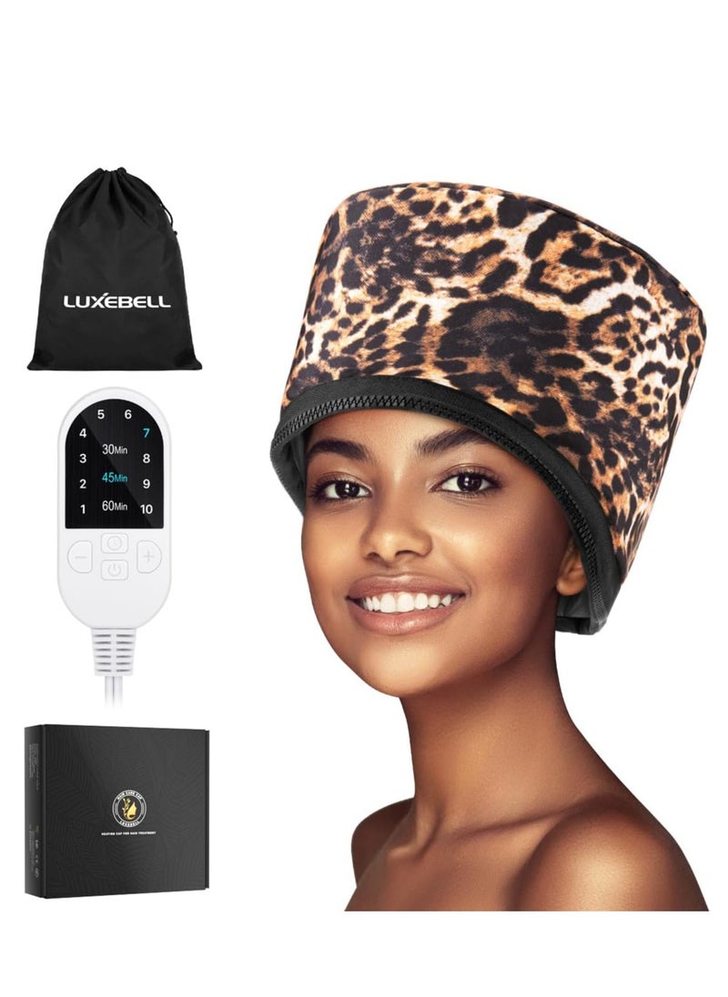 LUXEBELL Luxebell Steamer Heat Cap for Deep Conditioning Hair Care - Electric Thermal Cap with Timer for Natural, Dry, Curly or Oily Hair Treatments, Salon and Home Use  - Image 1