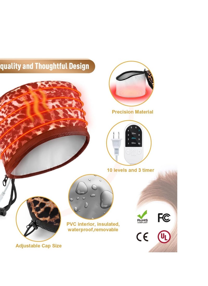 LUXEBELL Luxebell Steamer Heat Cap for Deep Conditioning Hair Care - Electric Thermal Cap with Timer for Natural, Dry, Curly or Oily Hair Treatments, Salon and Home Use  - Image 2