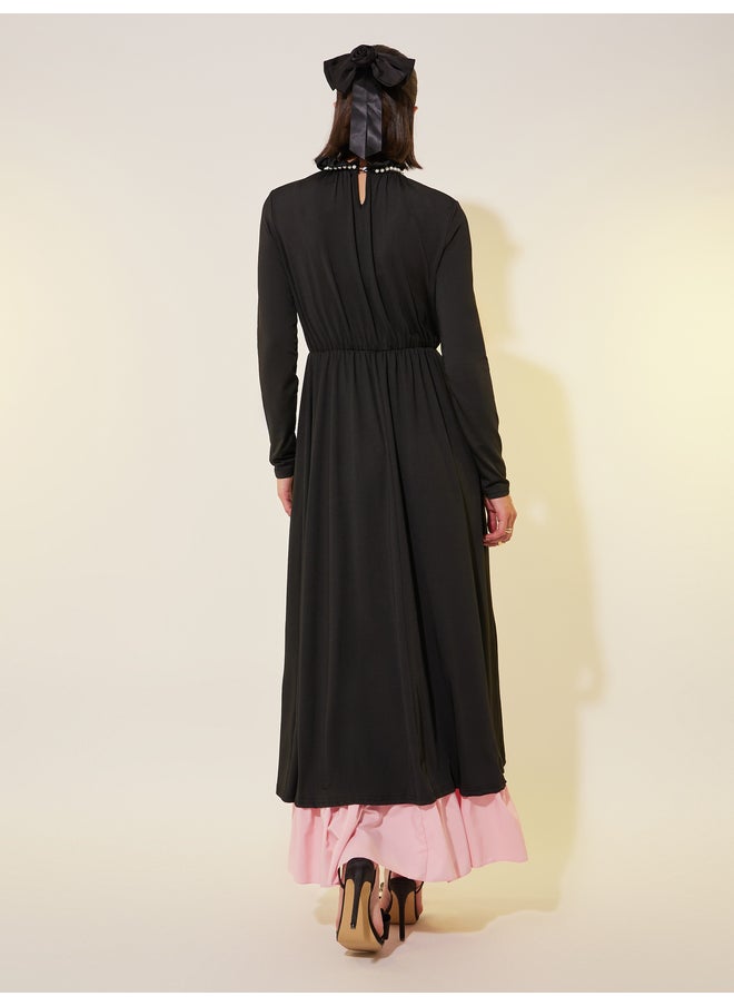 Take Two Contrast Hem Dress  - Image 5