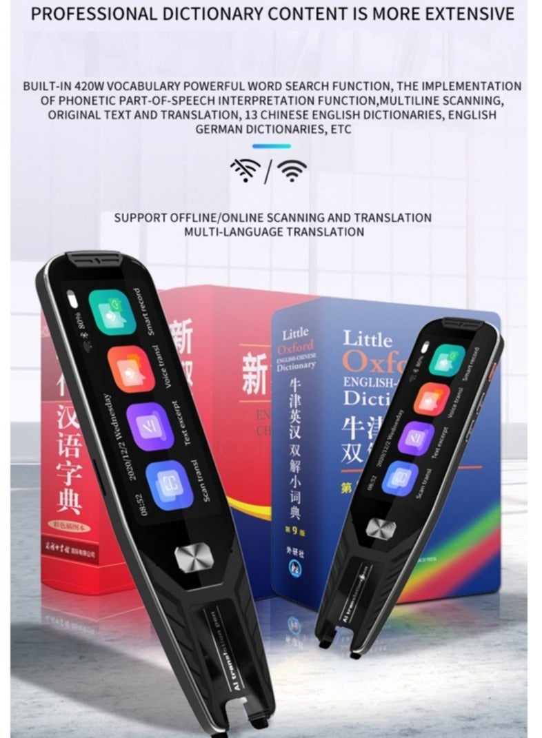 Gasin AI International Language Translator Pen And Electronic Dictionary, Real-time Voice Translation Into 138 Languages Including Arabic, Supports Offline Translation, Equipped With Scanning Function - Image 2