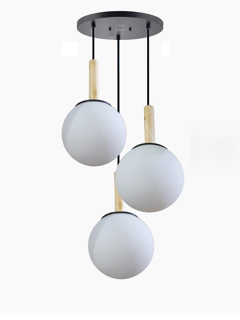 BrightLyt Hanging Lights for Living Room, Hanging Pendanr Lamp for Home Decoration, Ceiling Chandelier, Jhumar Light for Hall (Clusters) - Image 5