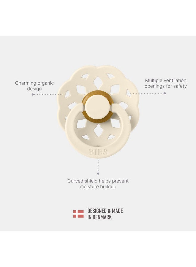 بيبس لهايات BIBS - مجموعة بوهيم | لهاية أطفال خالية من مادة BPA | صُنعت في الدنمارك | طقم من لهايتين فاخرتين بلون زهري/أرجواني داكن | مقاس من ٦ إلى ١٨ شهرًا - Image 4
