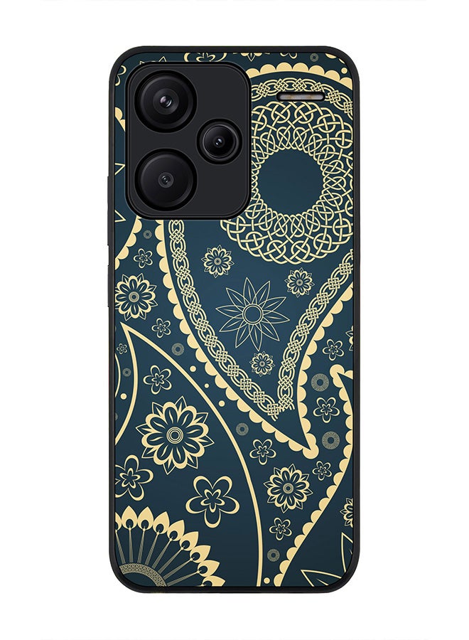 Stylizedd Rugged Black Edge Case for Xiaomi Redmi Note 13 Pro Plus, Slim fit Flexible Anti Drop Thin Cover-  Indian Nights - Image 1