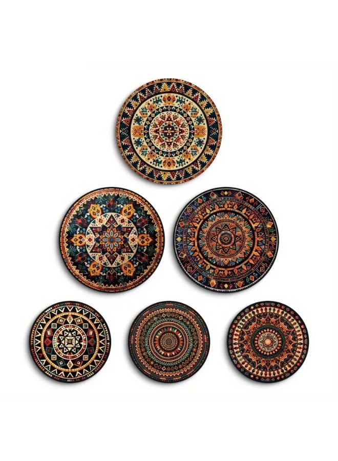 fantasize Charming Round Wooden Sign Set, Suitable for Home, Farmhouse, Cafe Decoration, Multi-functional Wall Art - Image 4