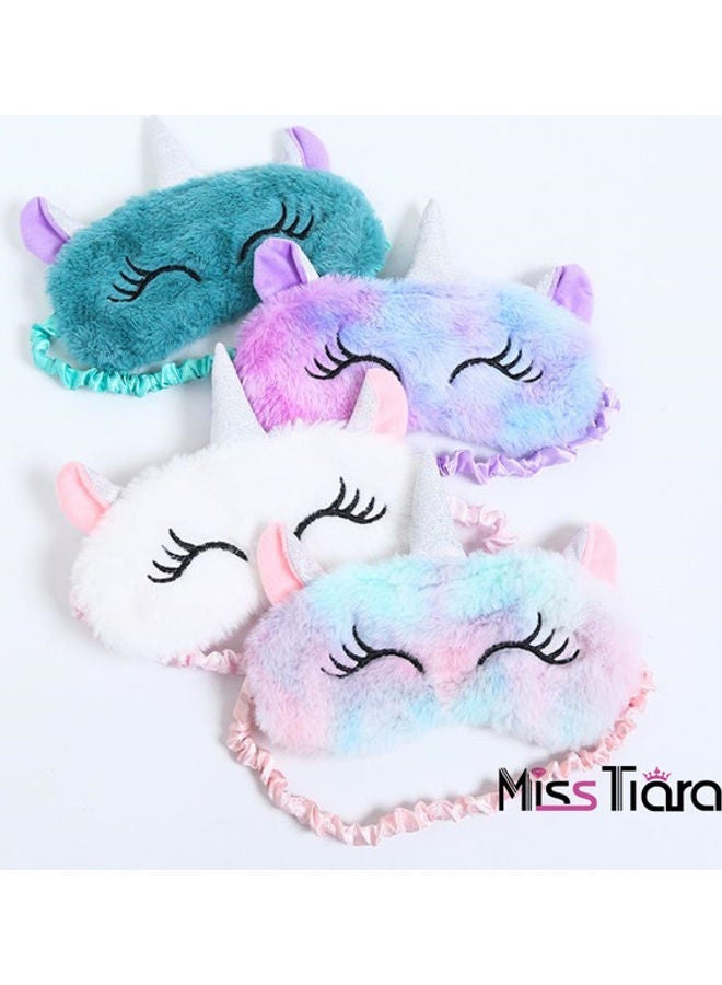 نيبمينينت Unicorn Plush Eye Sleeping Mask 19x9x1cm - Image 3