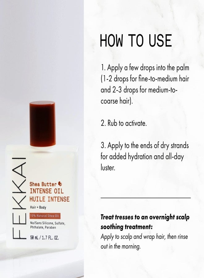Fekkai Shea Butter Intense Oil - 50 mL - Hydrates, Smoothes & Nourishes Hair + Body - Salon Grade, EWG Compliant, Vegan & Cruelty Free - Image 4