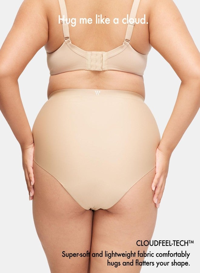 STRAWBERRY WEEKS LEAKPROOF2.0 High Waist Ultimate Absorbency Incontinence Underwear for Women | Holds 10 Tampons | Period Underwear Heavy Flow | Postpartum Leak Proof Panties (L/XL, Beige - Image 3