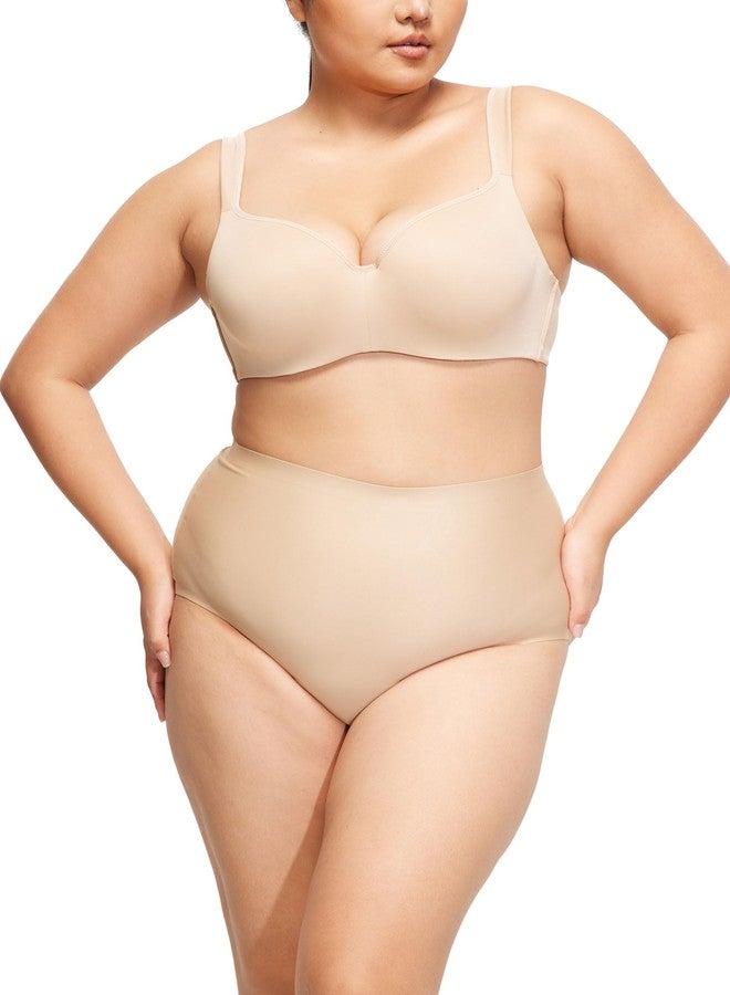 STRAWBERRY WEEKS LEAKPROOF2.0 High Waist Ultimate Absorbency Incontinence Underwear for Women | Holds 10 Tampons | Period Underwear Heavy Flow | Postpartum Leak Proof Panties (L/XL, Beige - Image 1